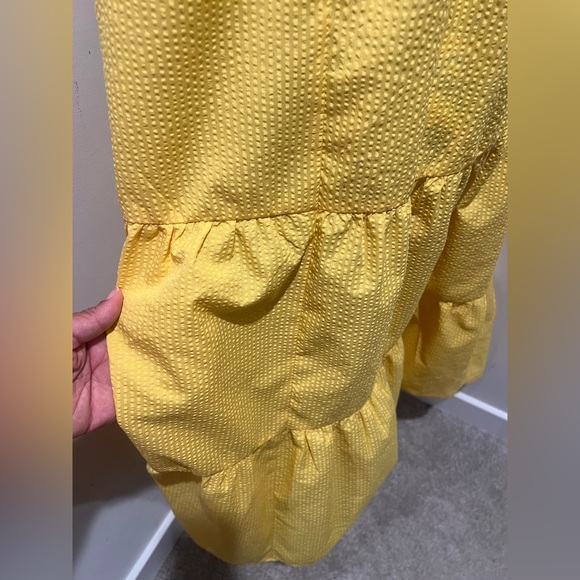 A New Day Sunny Yellow Tiered Maxi Dress - Picture 3 of 5